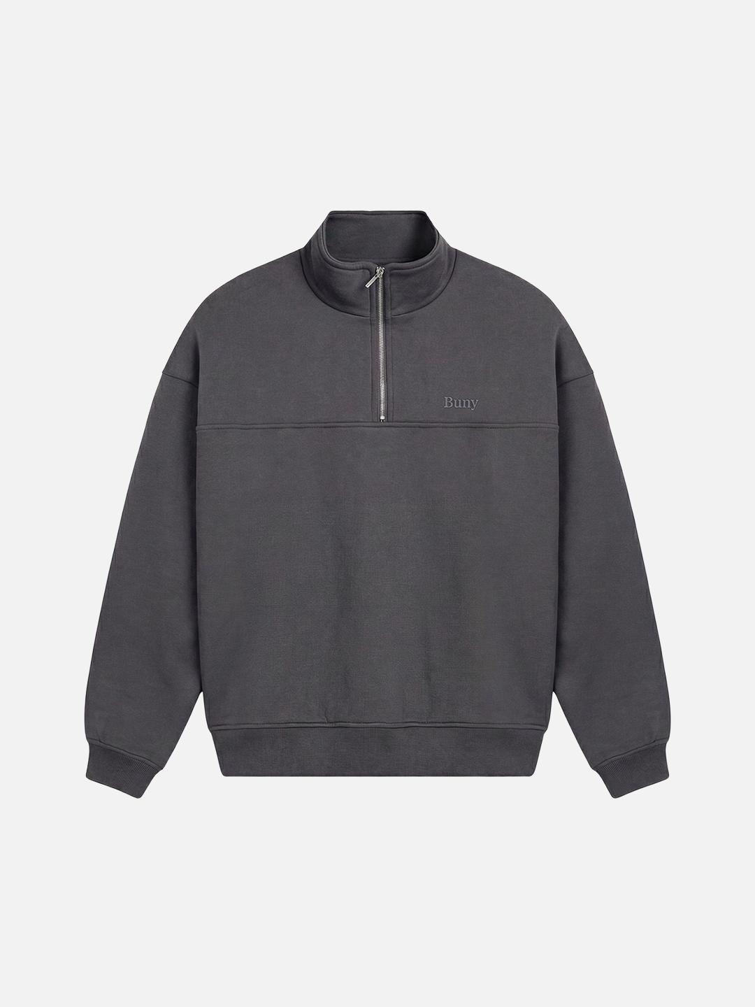 QUARTER ZIP BUNY DARK GRAY