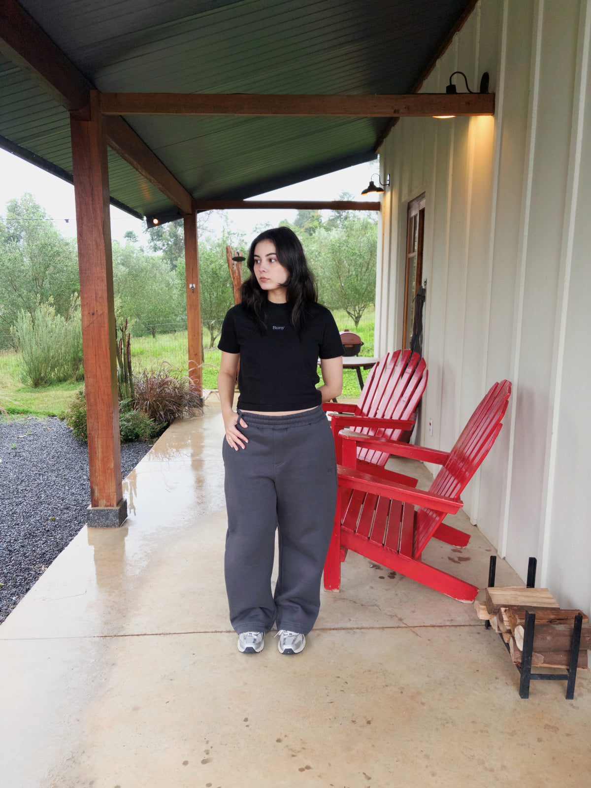 SWEATPANT "B" DARK GRAY