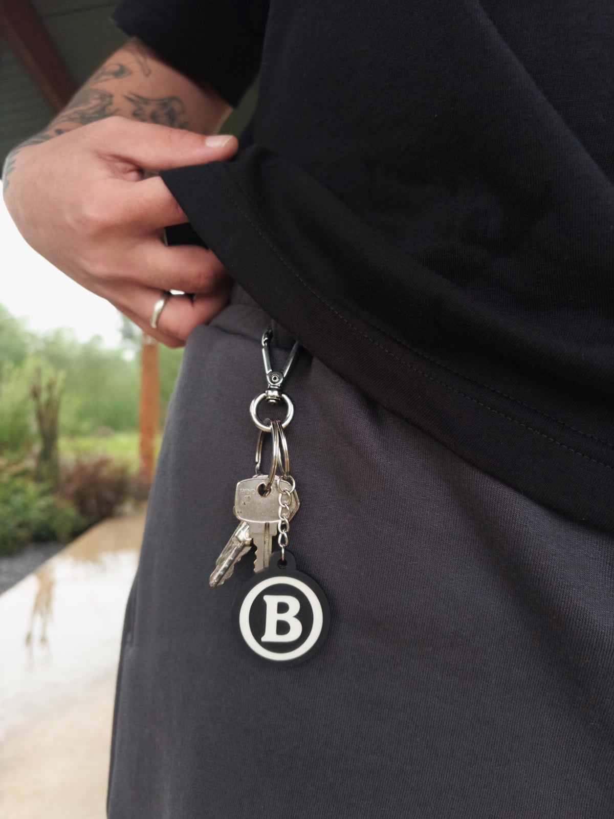 SWEATPANT "B" DARK GRAY