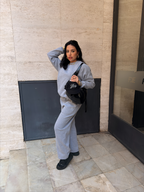 SWEATPANT "B" CINZA MESCLA