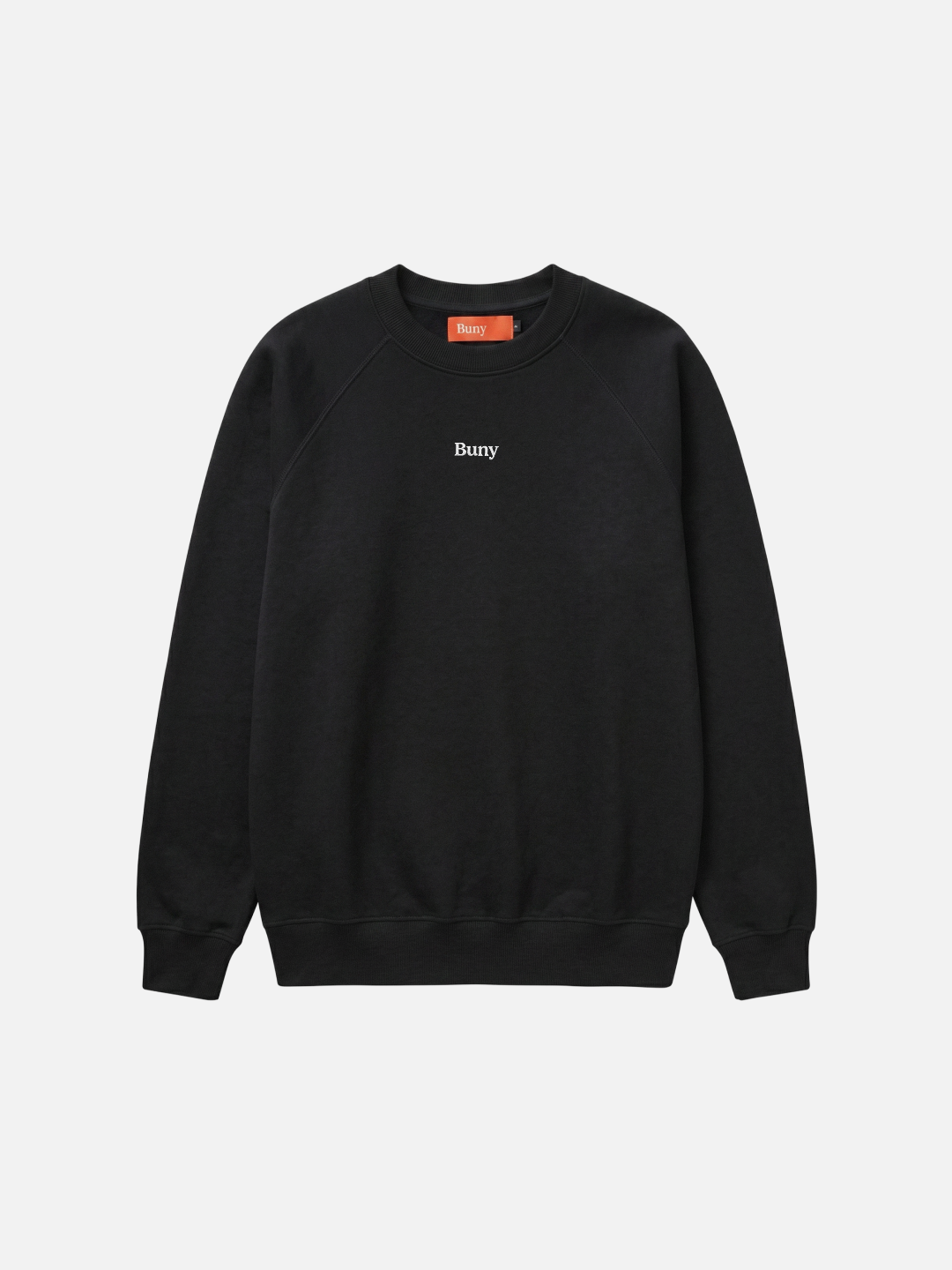 CREWNECK RAGLAN BUNY BLACK
