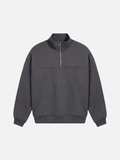QUARTER ZIP BUNY DARK GRAY