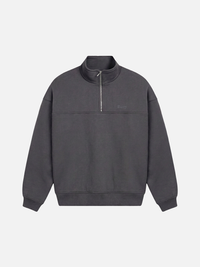 QUARTER ZIP BUNY DARK GRAY