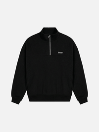QUARTER ZIP BUNY BLACK