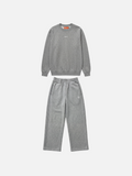 CONJUNTO CREWNECK CINZA MESCLA