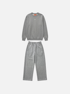 CONJUNTO CREWNECK CINZA MESCLA