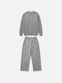 CONJUNTO CREWNECK CINZA MESCLA