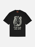 CAMISETA STAY WILD BLACK