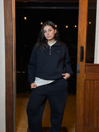 QUARTER ZIP BUNY NAVY