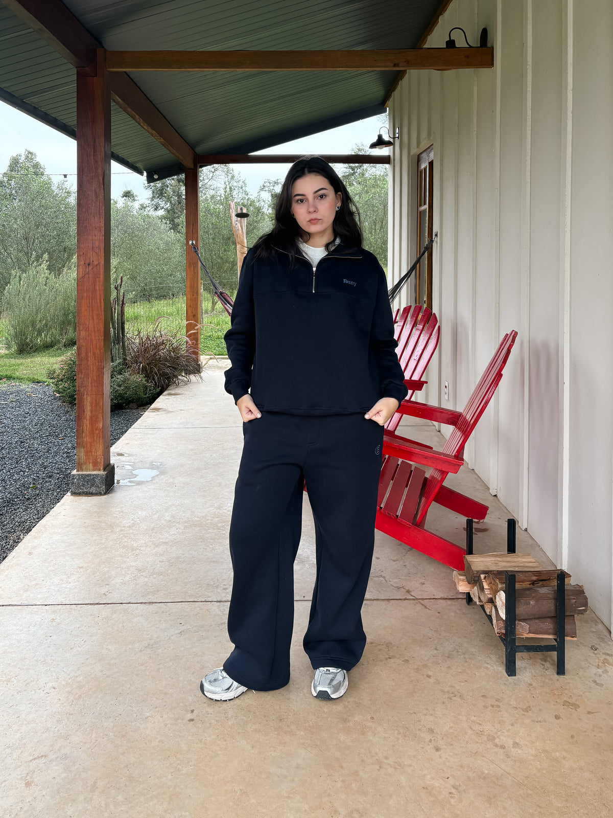 SWEATPANT "B" NAVY