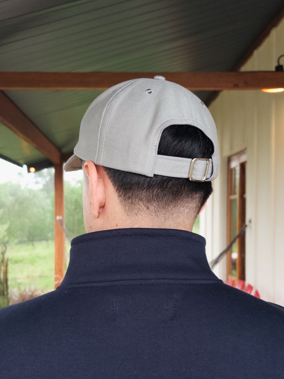 DAD HAT BUNY DESTROYED GRAY