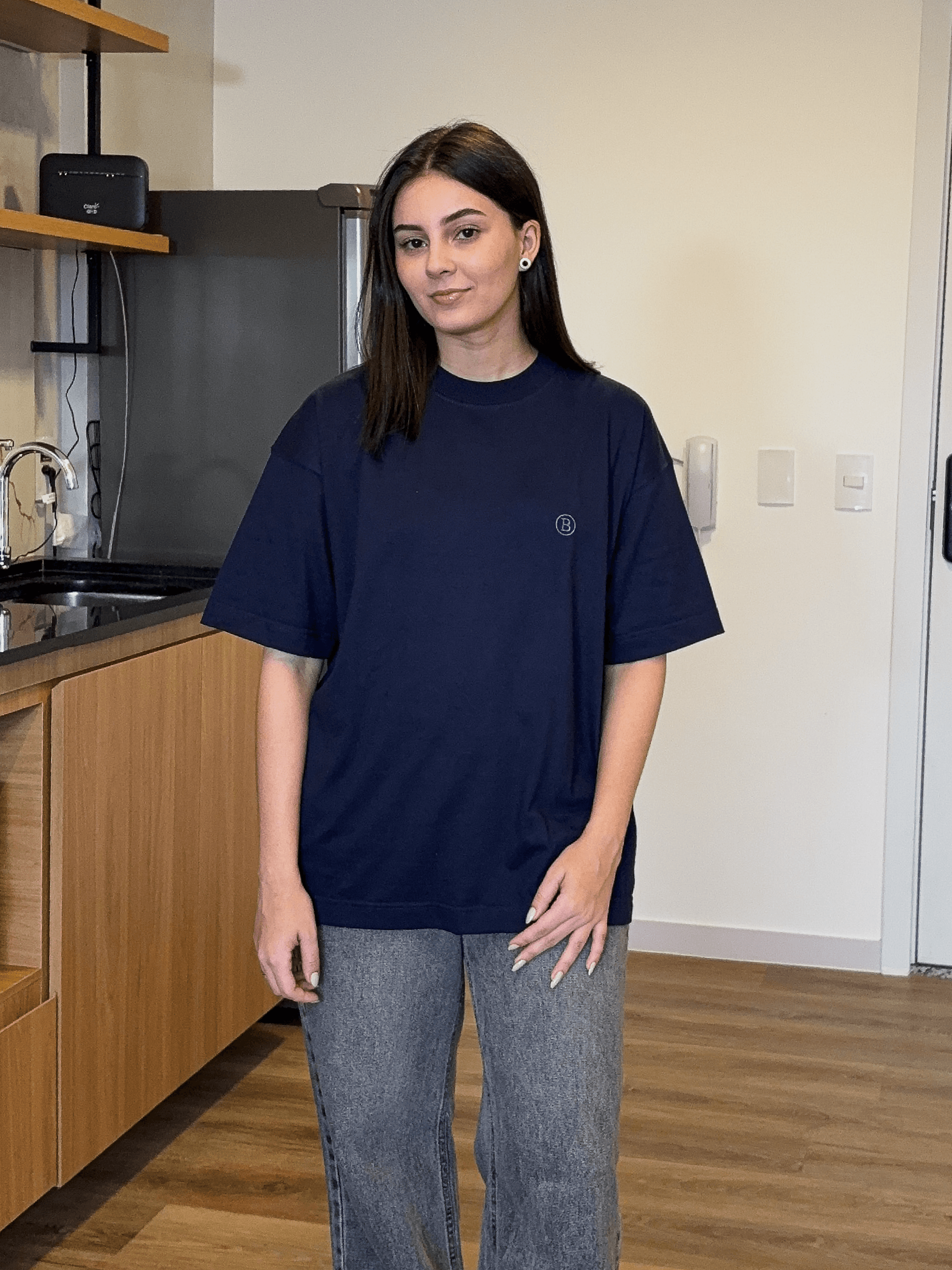 CAMISETA COIN NAVY