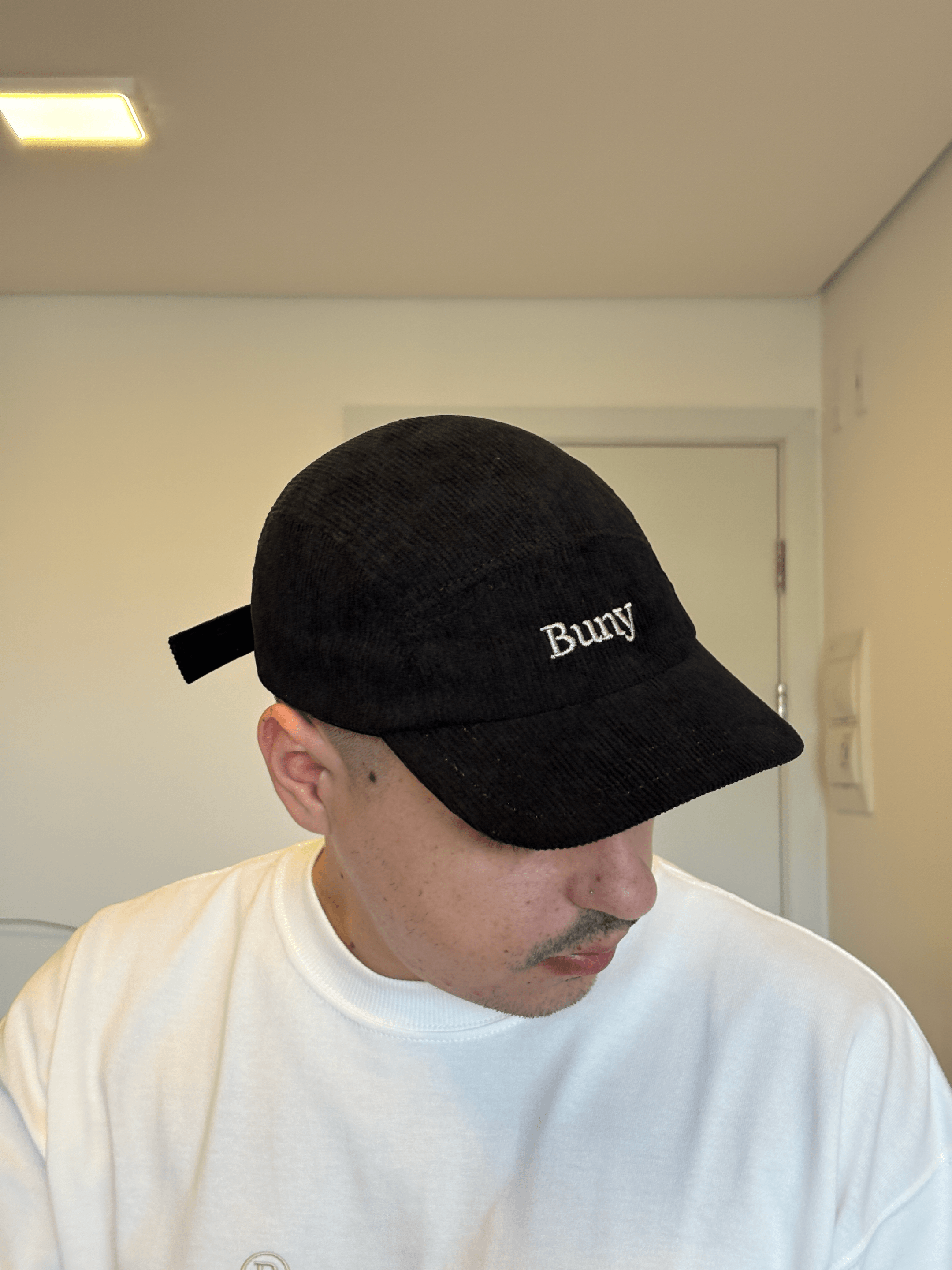 FIVE PANEL COTELÊ BUNY BLACK