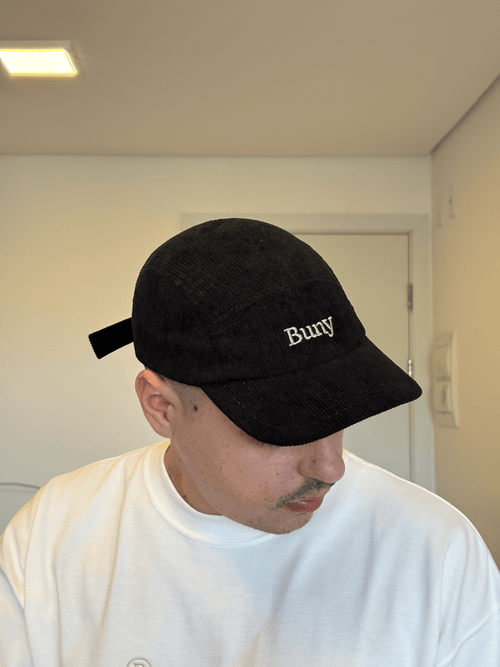 FIVE PANEL COTELÊ BUNY BLACK