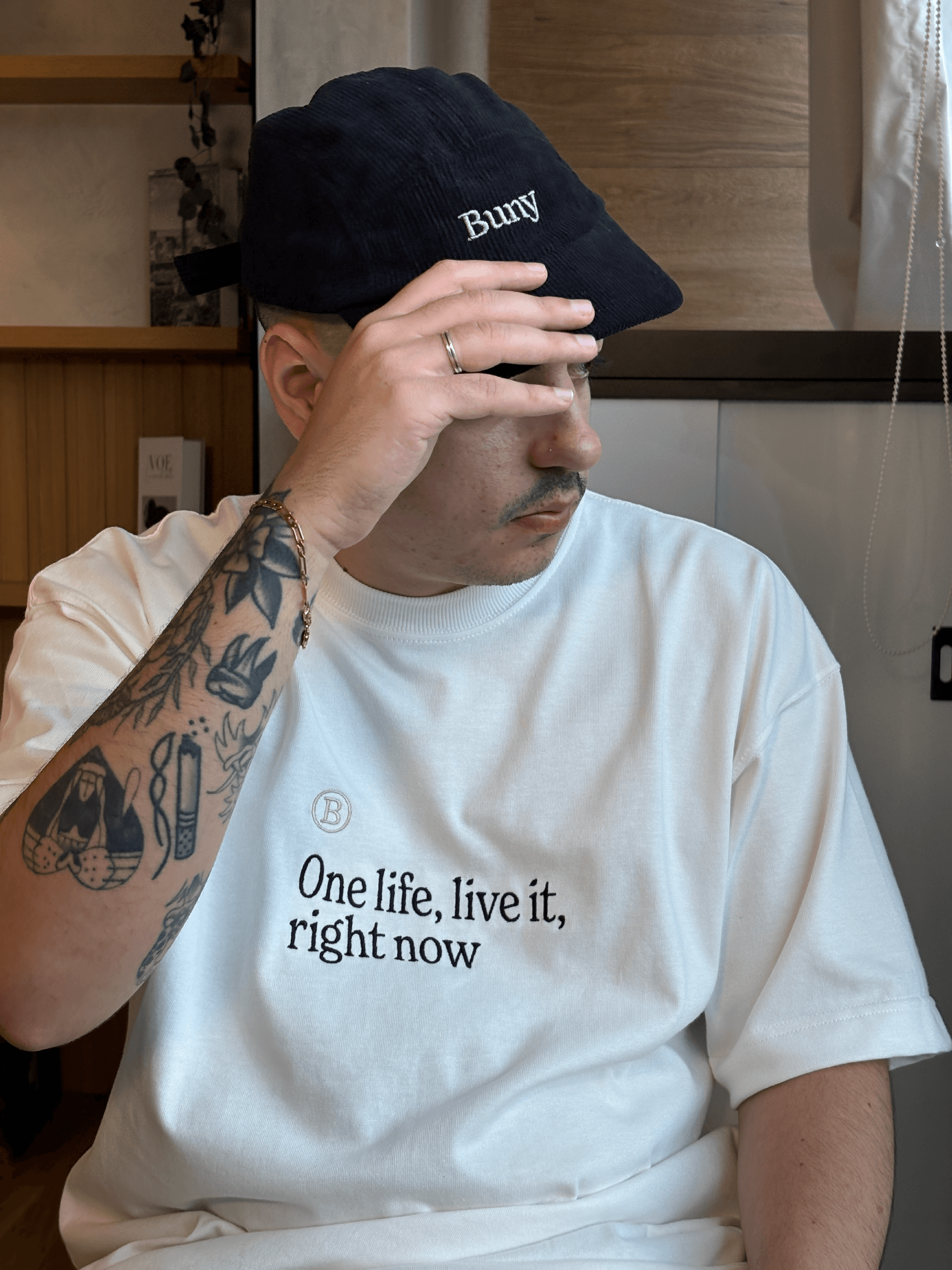 FIVE PANEL COTELÊ BUNY BLACK